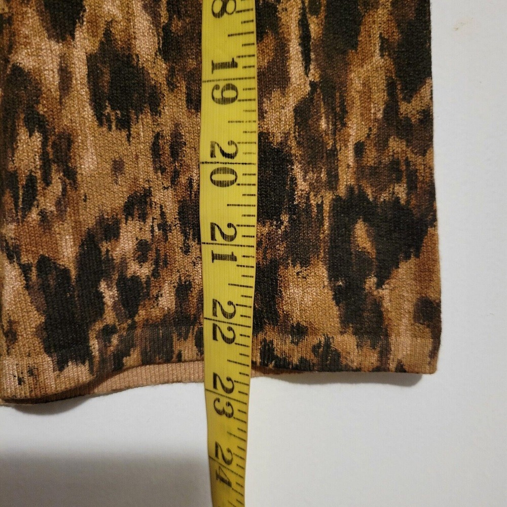 Vintage Dana Buchman Leopard Sweater Set Size Small Blazer Lapels‎ - Picture 7 of 9